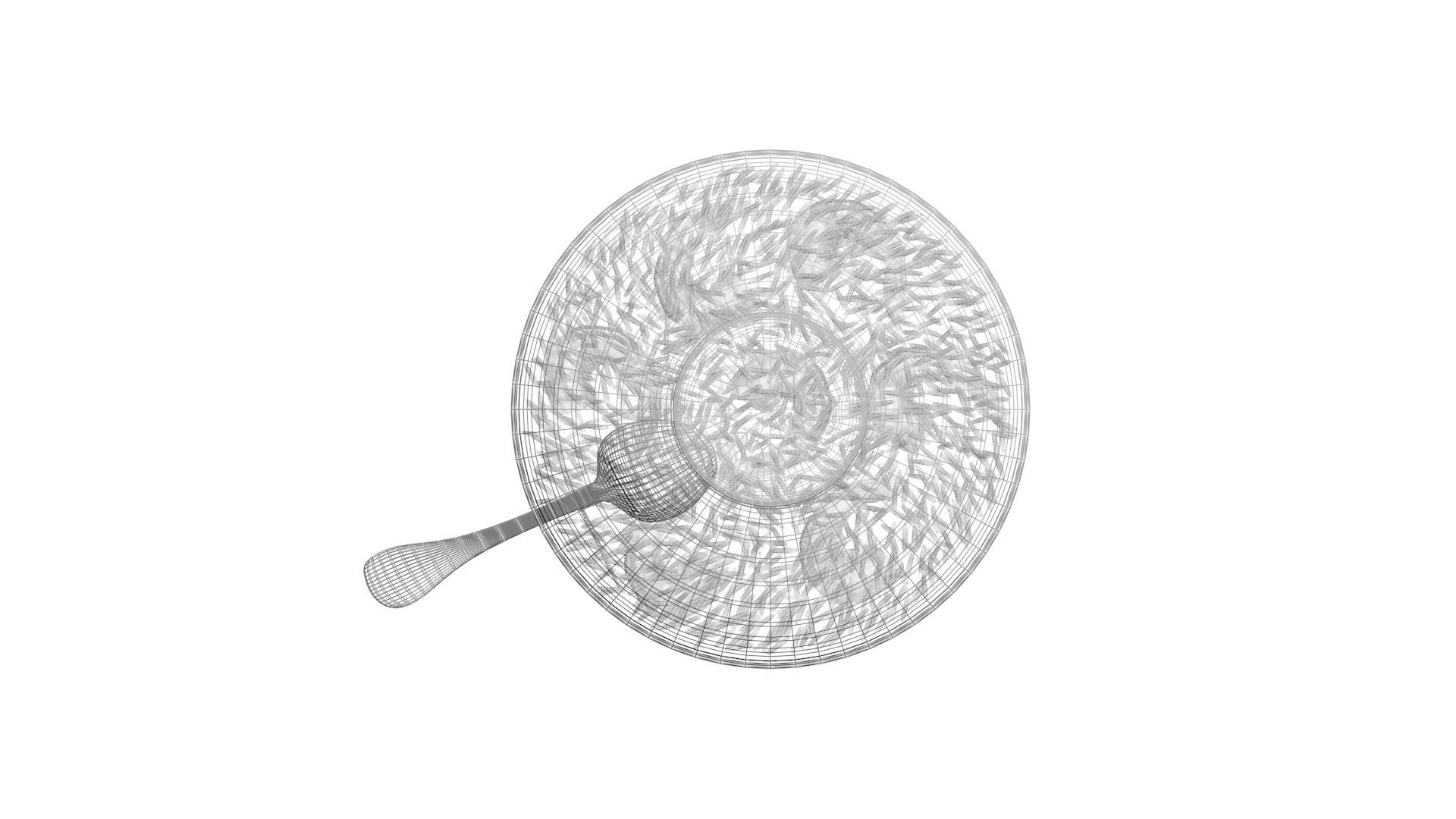 Rice With Shrimps 3D model_28