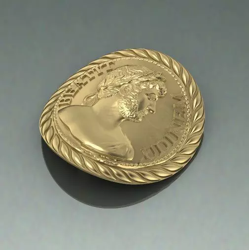 Coin N012499 3D print model_0