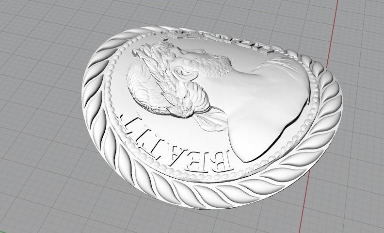 Coin N012499 3D print model_3