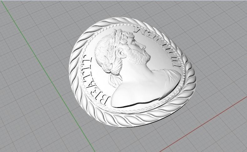 Coin N012499 3D print model_6