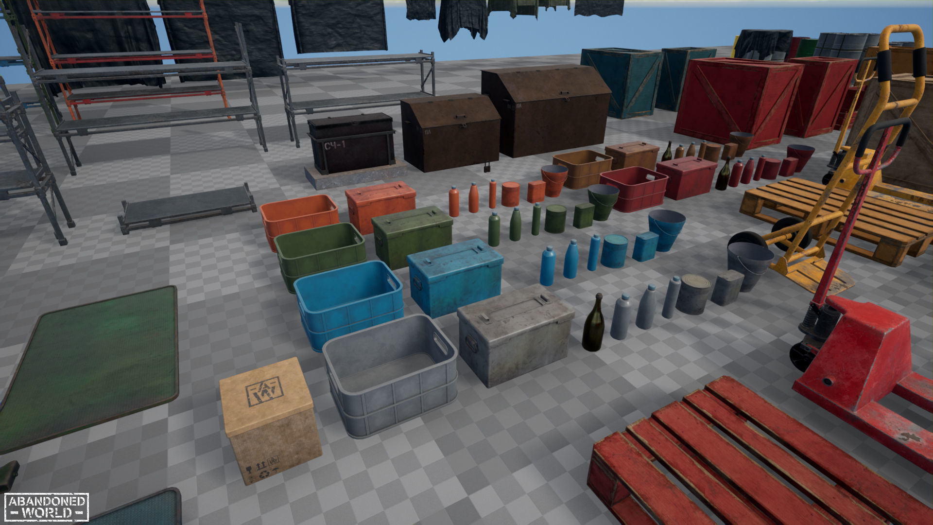 Warehouse Props Pack Low-poly 3D model_23