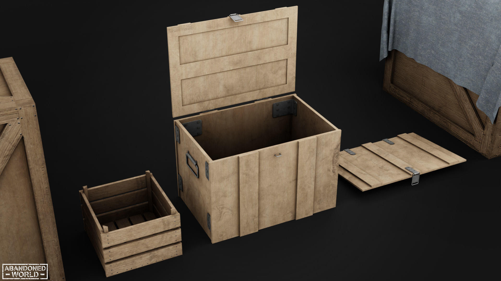 Warehouse Props Pack Low-poly 3D model_11