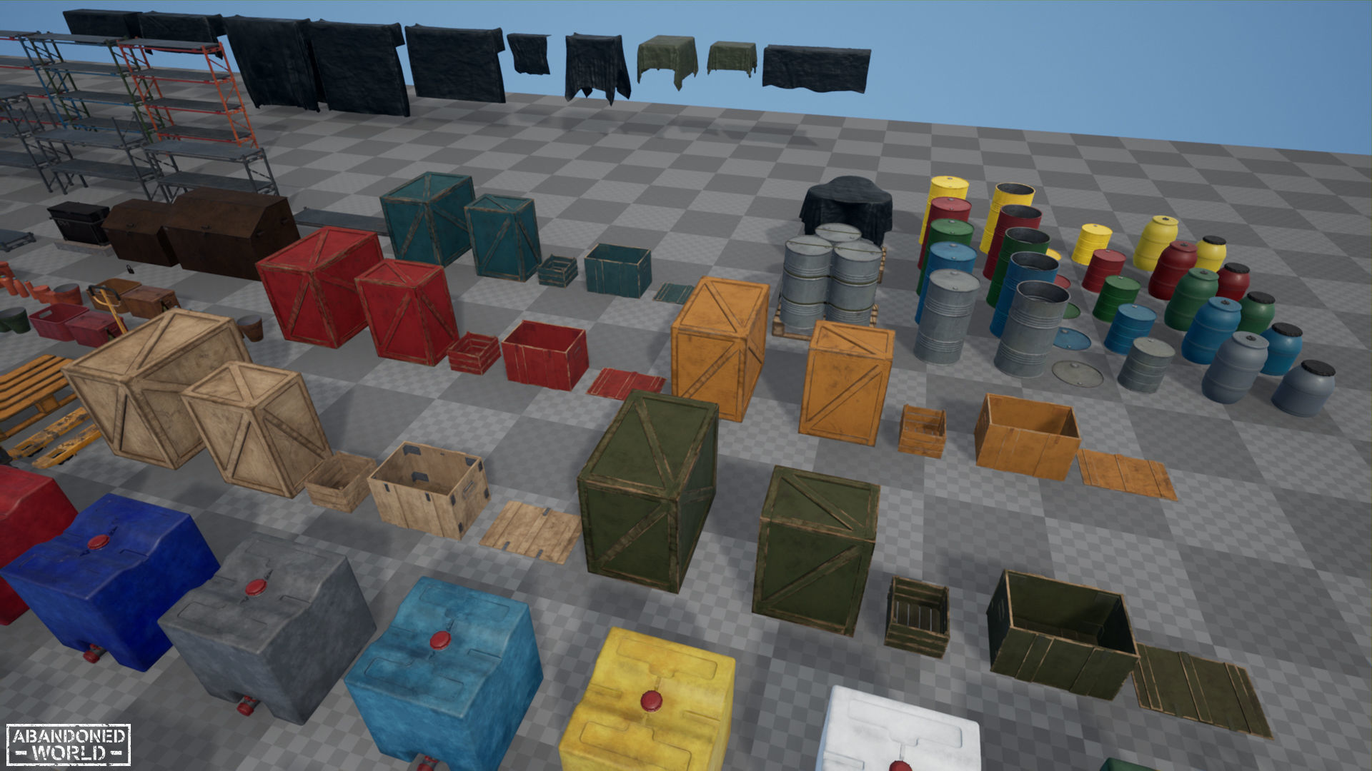 Warehouse Props Pack Low-poly 3D model_20