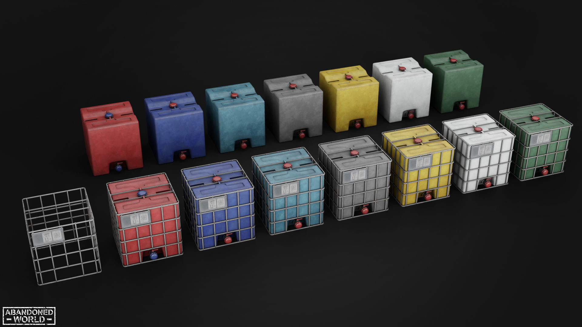 Warehouse Props Pack Low-poly 3D model_6