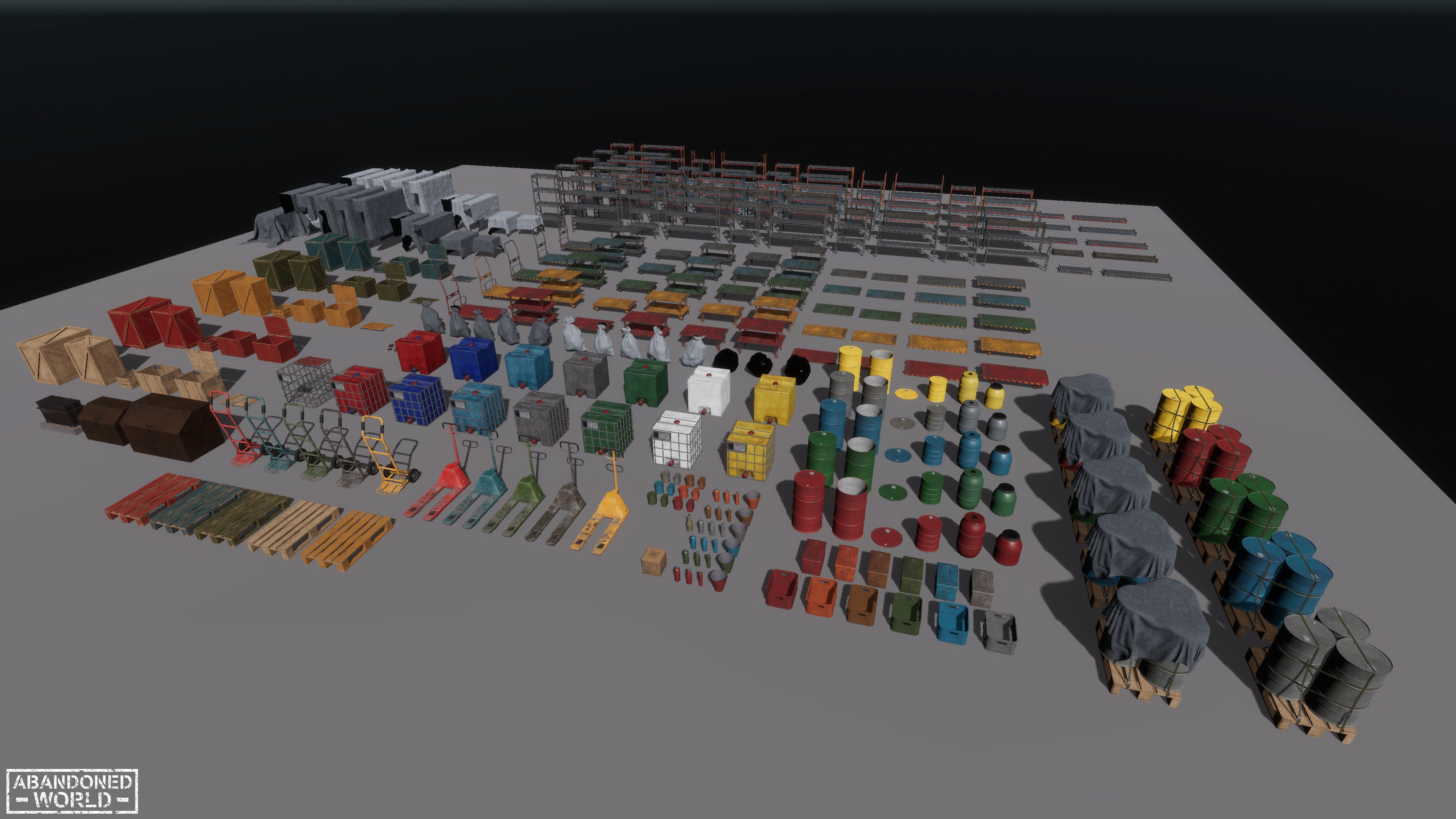 Warehouse Props Pack Low-poly 3D model_31