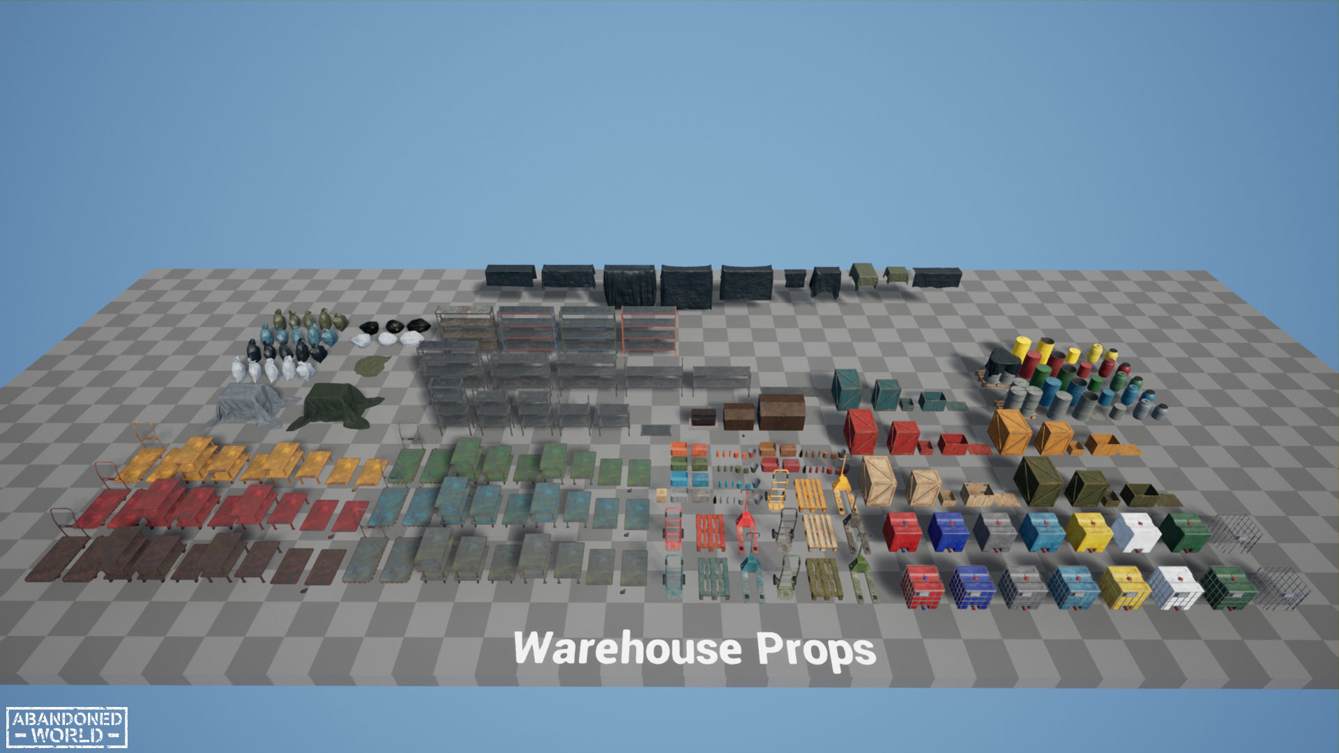 Warehouse Props Pack Low-poly 3D model_17