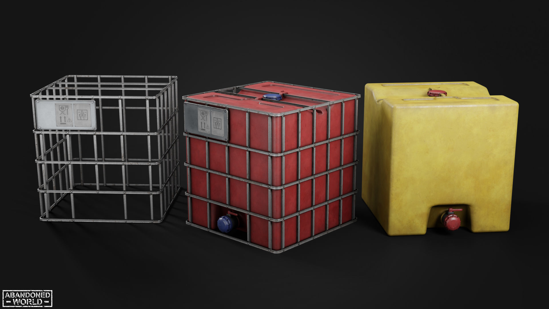 Warehouse Props Pack Low-poly 3D model_7