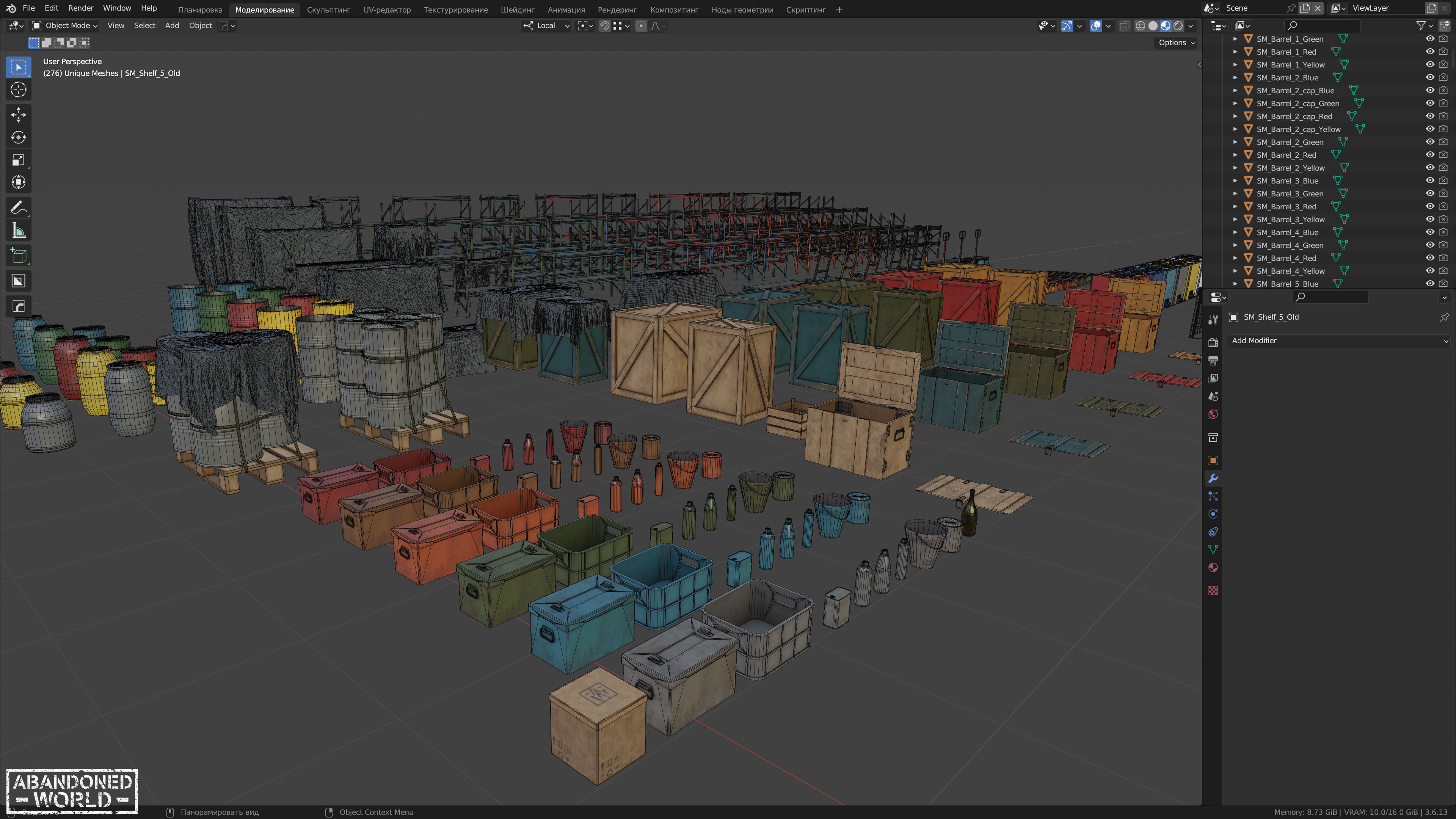 Warehouse Props Pack Low-poly 3D model_14