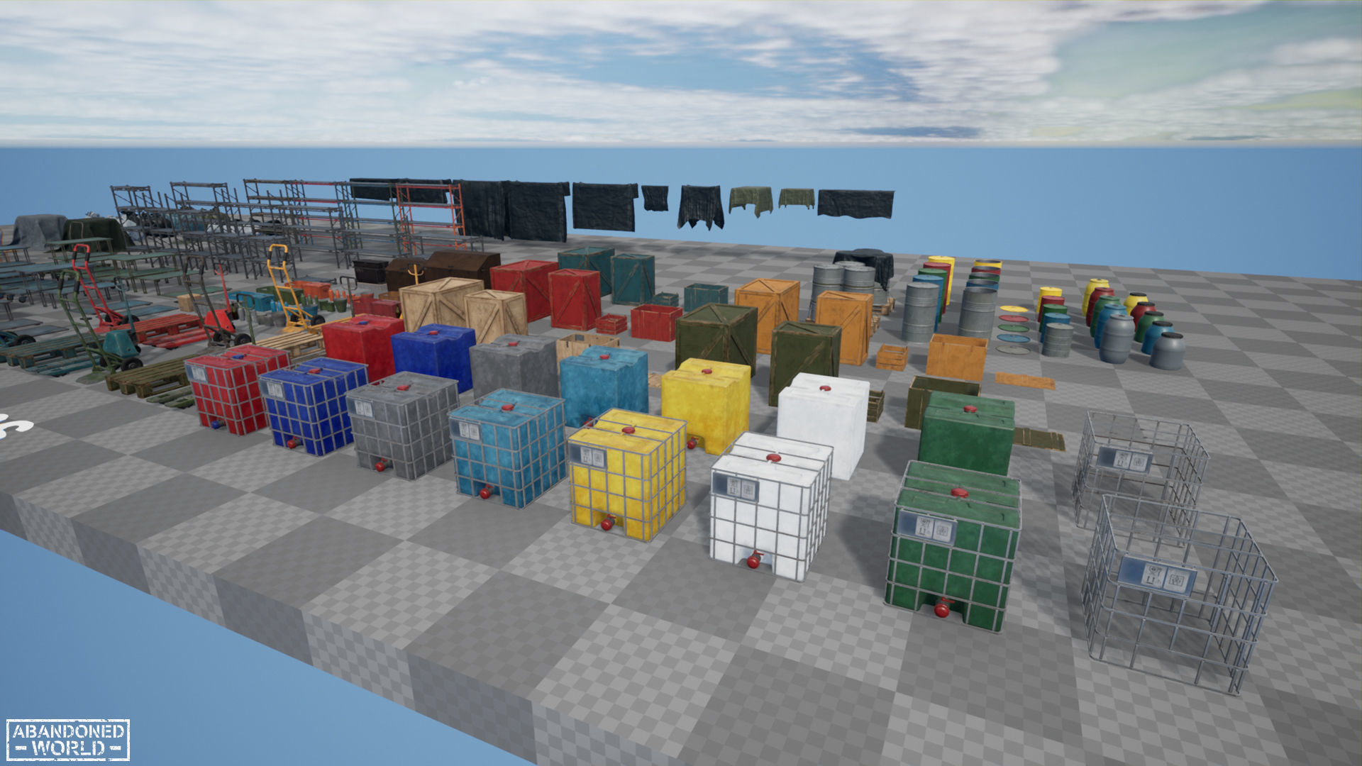 Warehouse Props Pack Low-poly 3D model_19