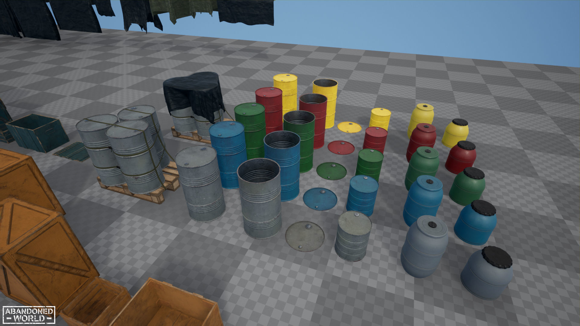 Warehouse Props Pack Low-poly 3D model_21