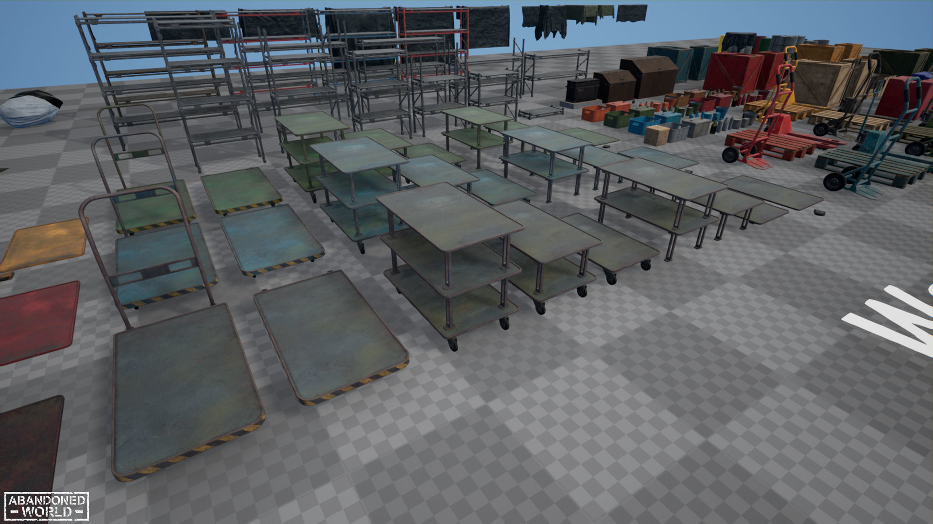 Warehouse Props Pack Low-poly 3D model_29