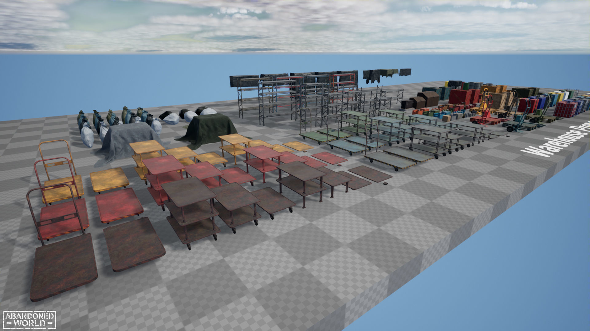 Warehouse Props Pack Low-poly 3D model_18