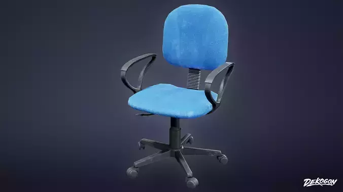 HOSPITAL - Chair 03 - LOW POLY Low-poly 3D model