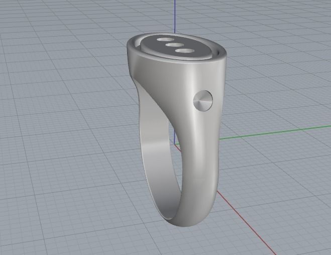 Ring N012480 3D print model_3