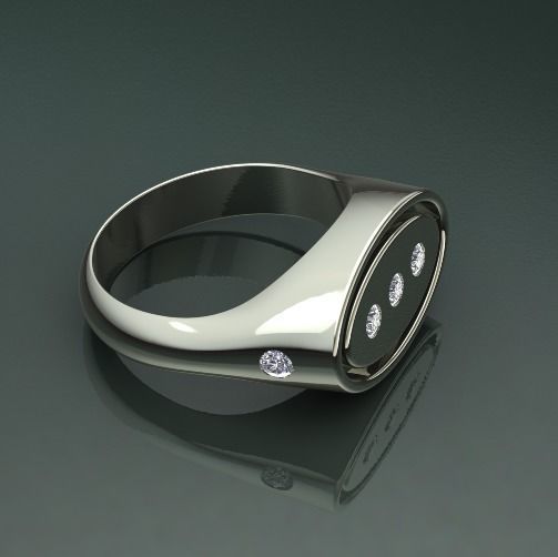 Ring N012480 3D print model_2