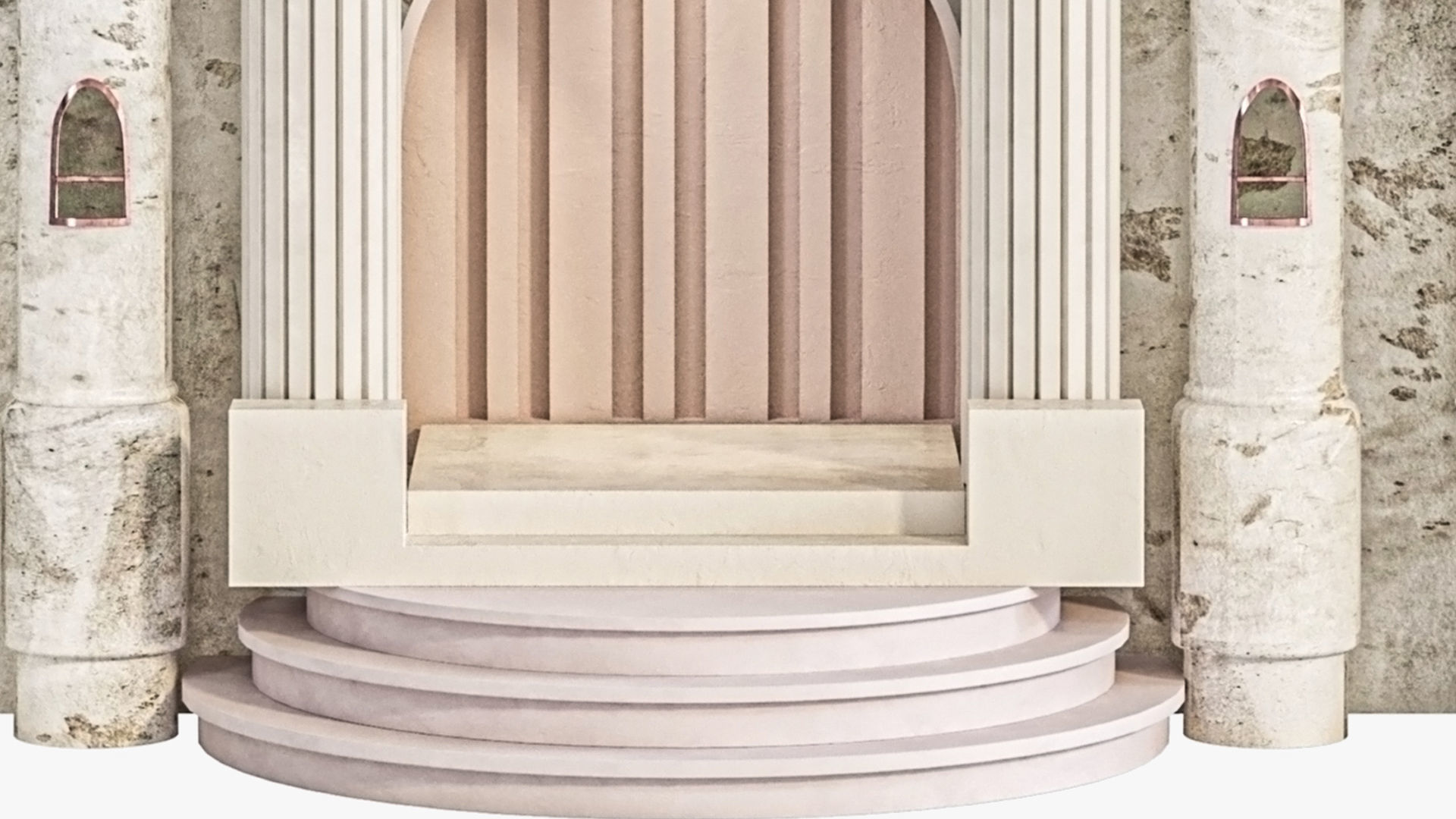 Toy castle for children room 3D model_4