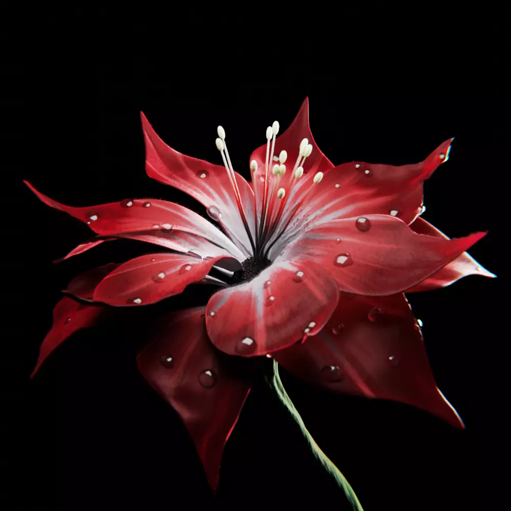 Unique Flower 13 3D model