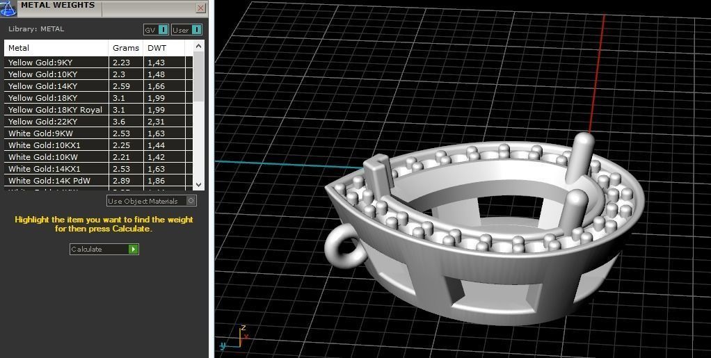 Pendant N012579 3D print model_8