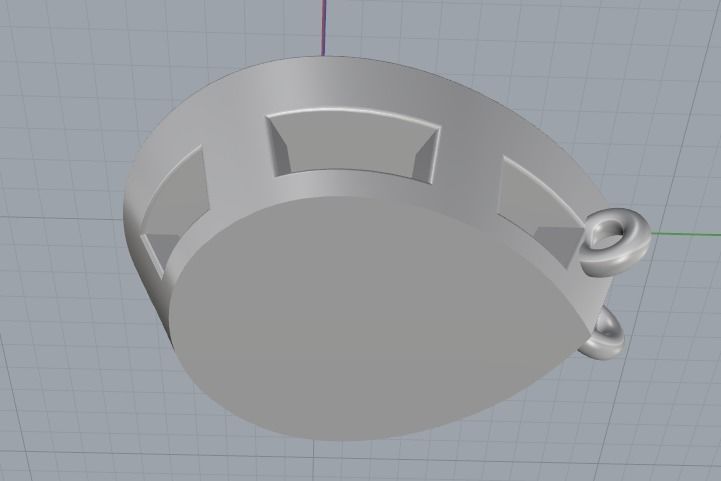 Pendant N012579 3D print model_5