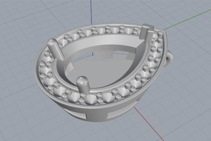 Pendant N012579 3D print model_2