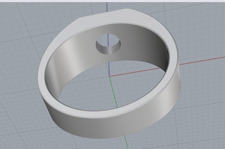 Ring N012578 3D print model_4