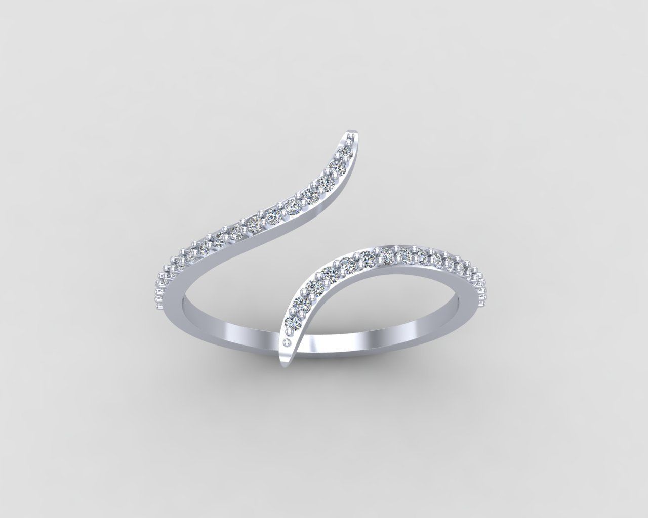 Minimal lightweight bypass ring 120-MW 3D print model_13