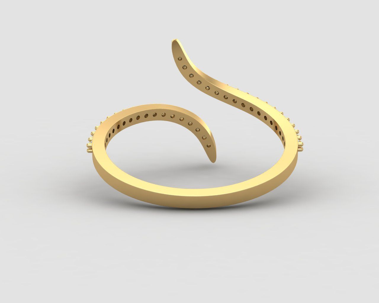 Minimal lightweight bypass ring 120-MW 3D print model_23