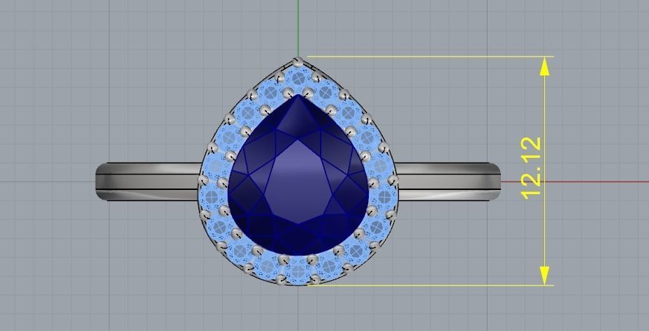 Ring N012556 3D print model_7