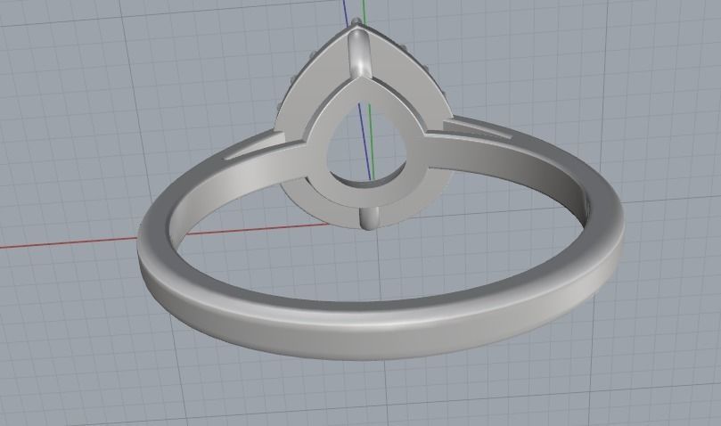 Ring N012556 3D print model_4