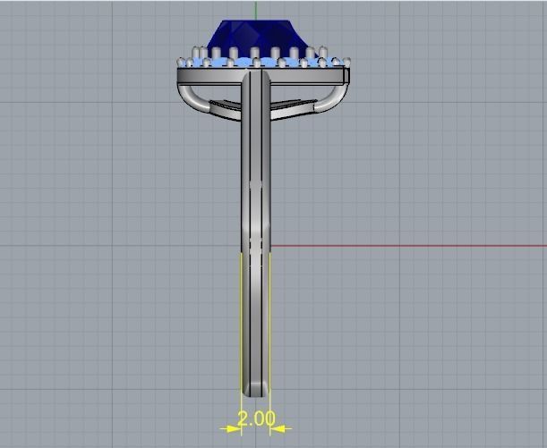 Ring N012556 3D print model_8