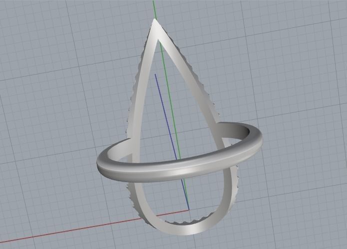 Ring N012545 3D print model_5