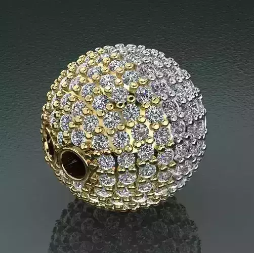 Pendant in the shape of a ball N012544