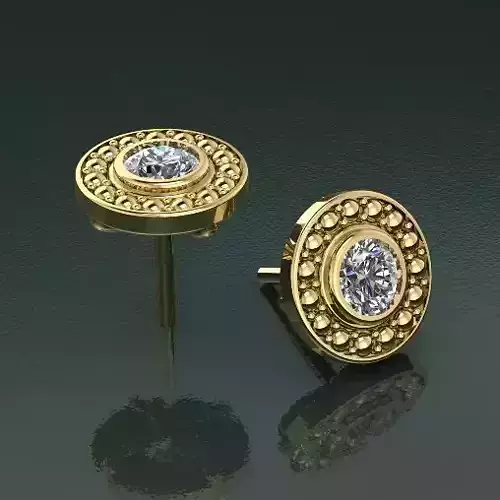 Earrings nail N012540