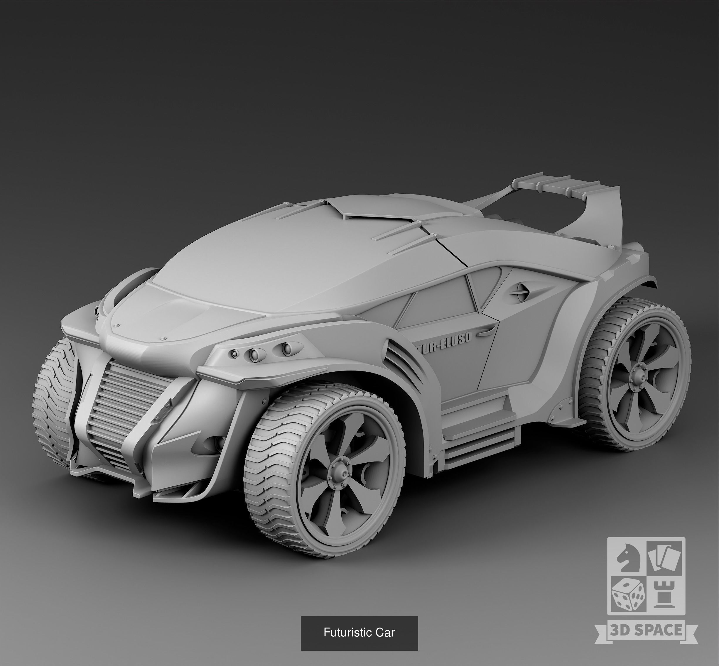 Futuristic cars 3D Model Collection_38