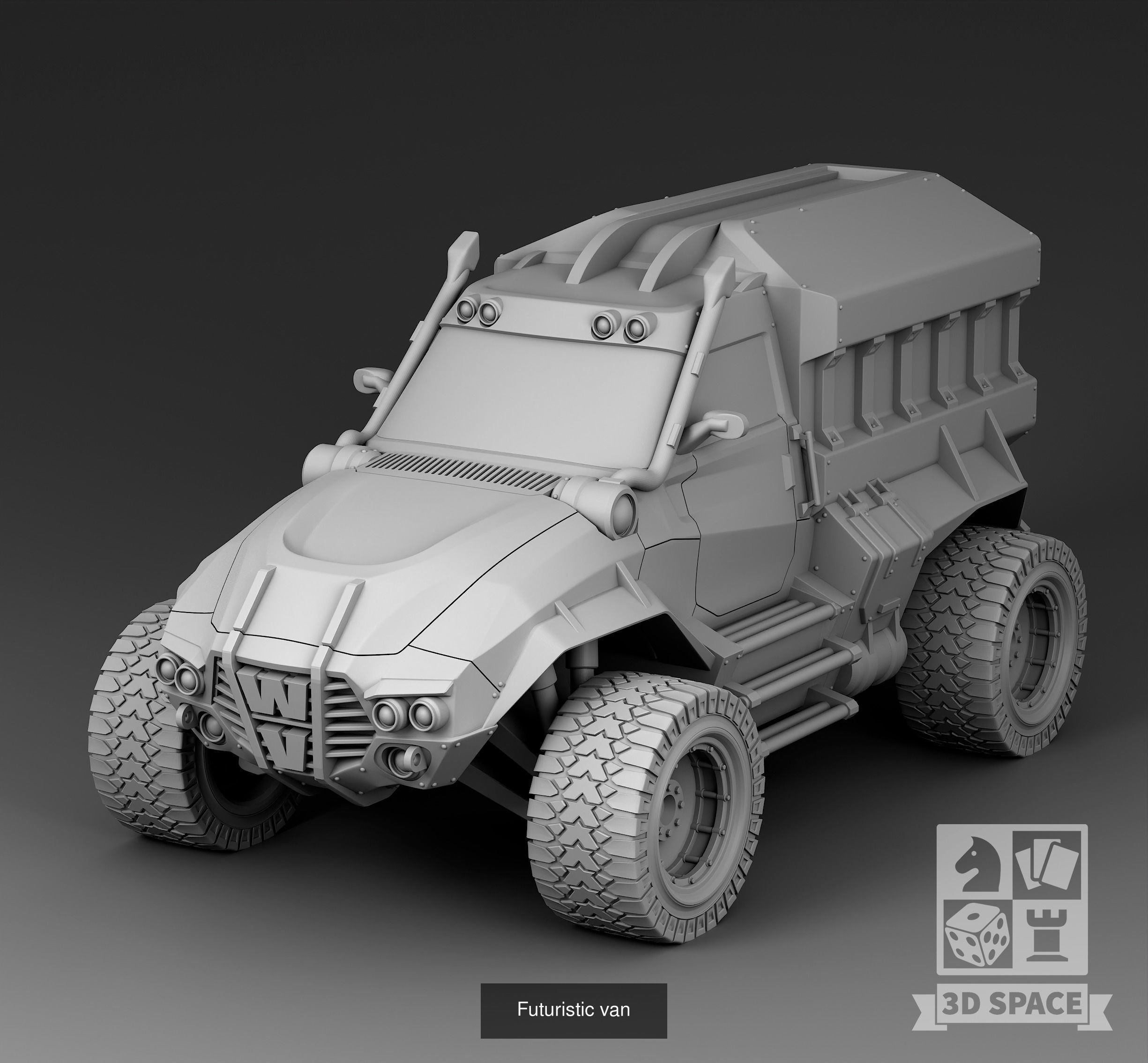 Futuristic cars 3D Model Collection_4