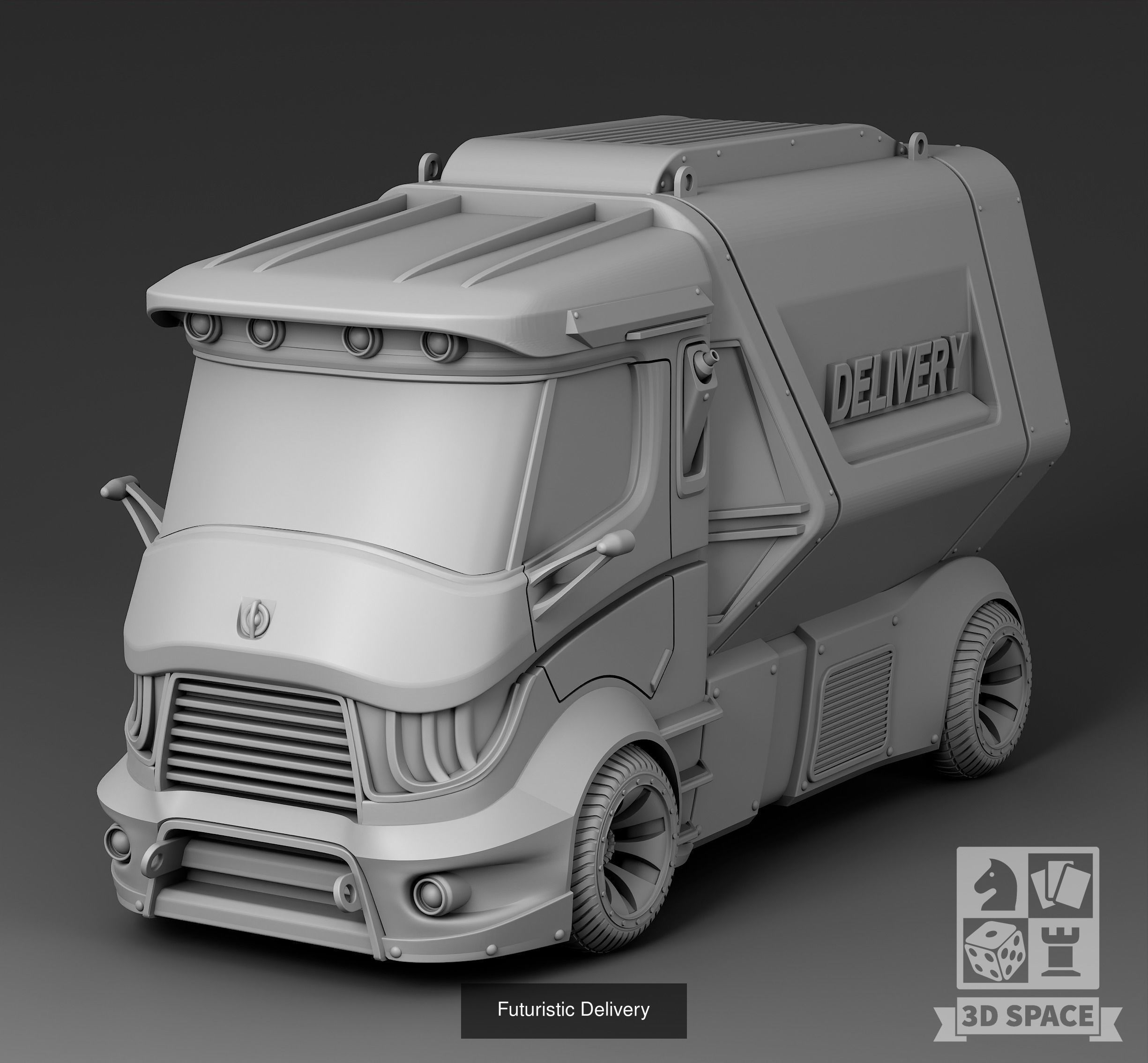 Futuristic cars 3D Model Collection_29