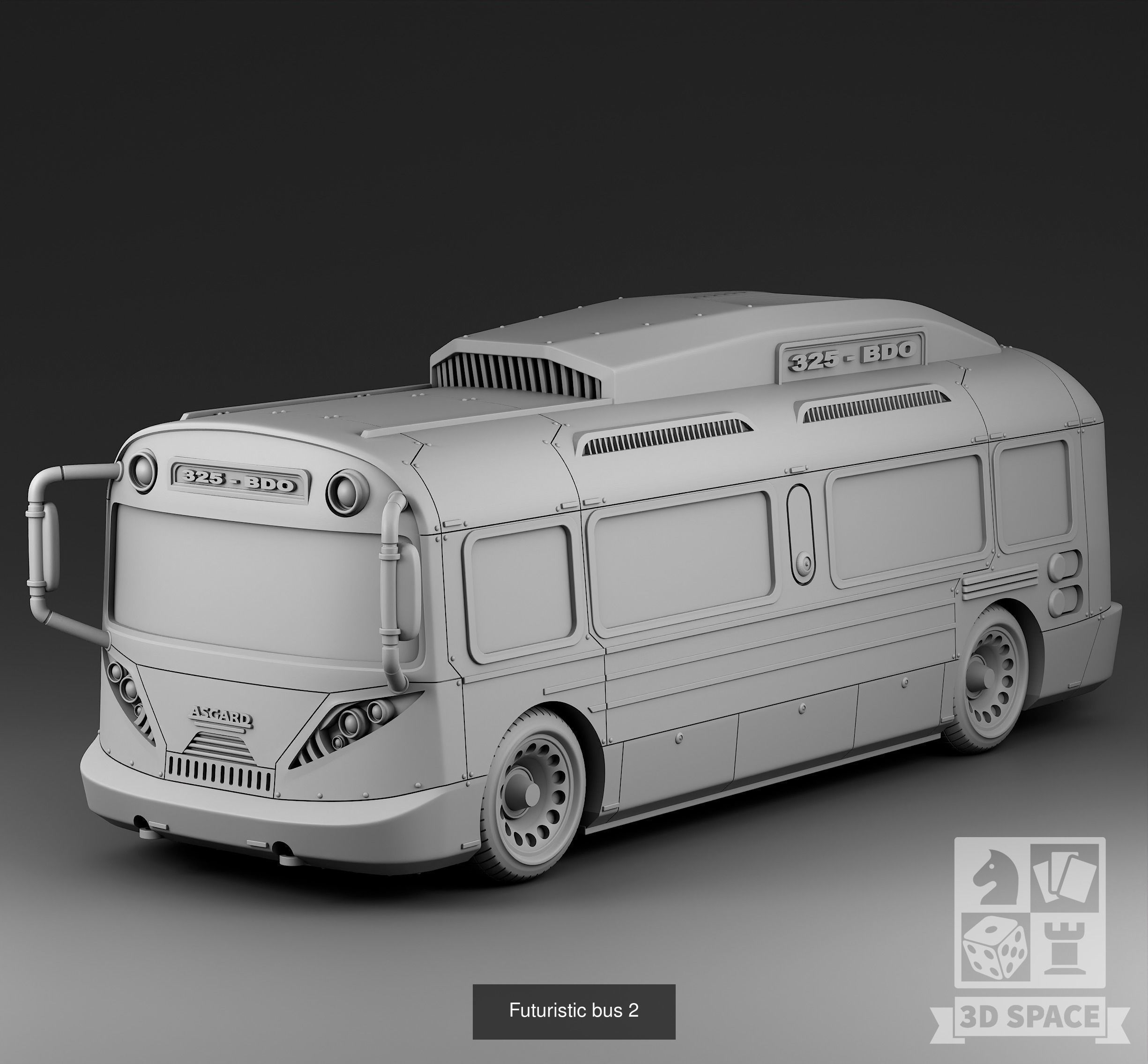 Futuristic cars 3D Model Collection_39