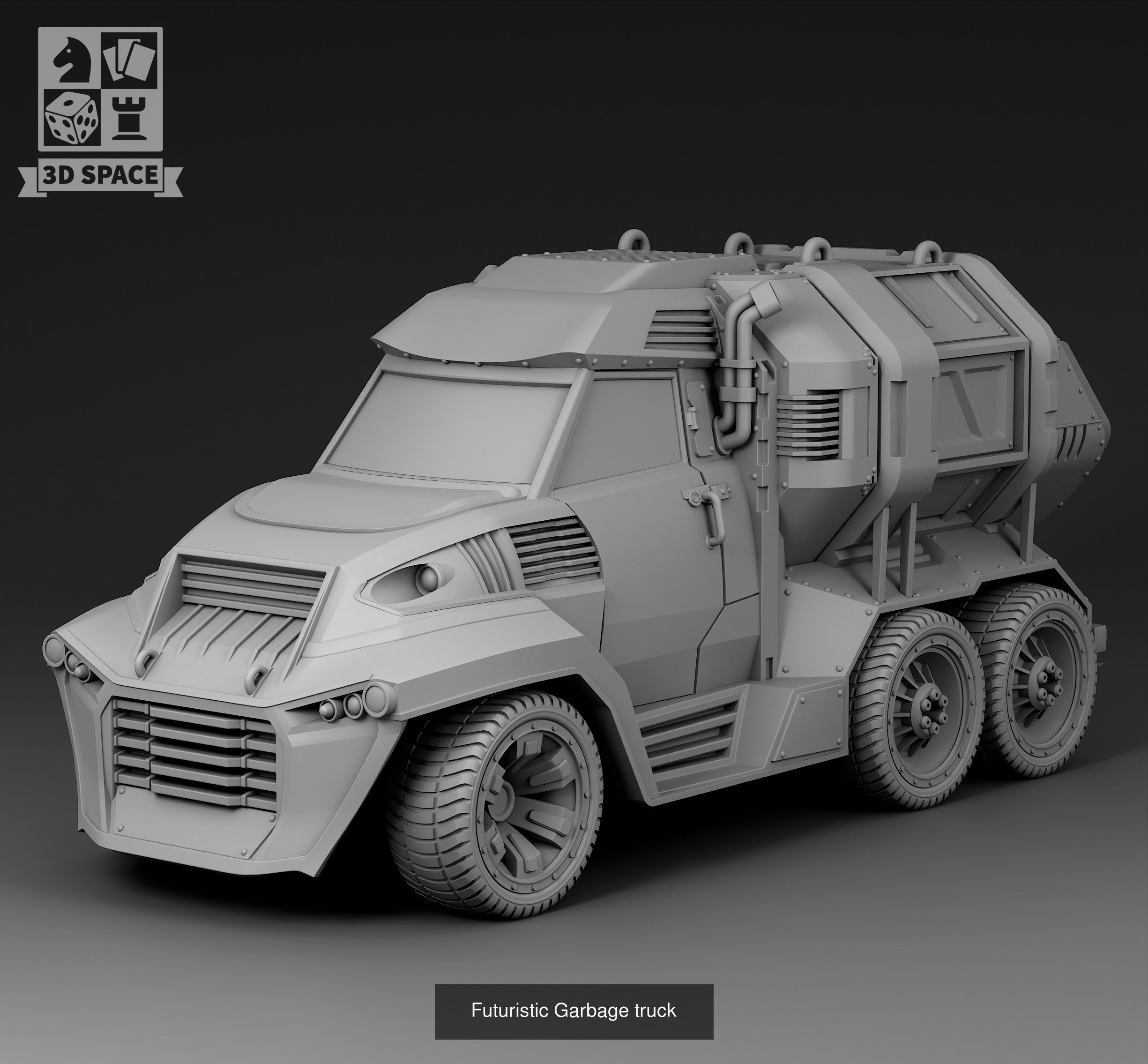 Futuristic cars 3D Model Collection_28