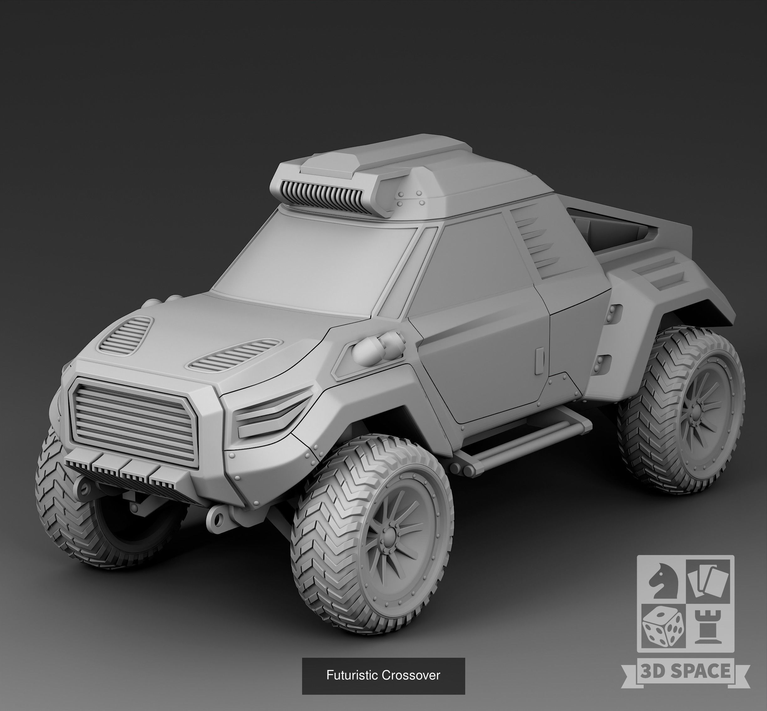 Futuristic cars 3D Model Collection_30