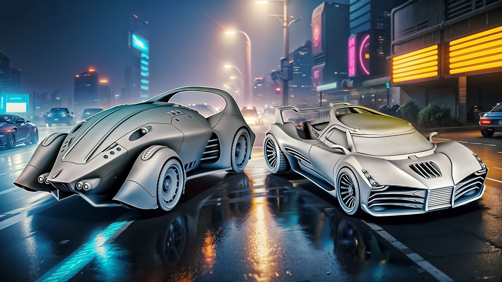 Futuristic cars 3D Model Collection_15