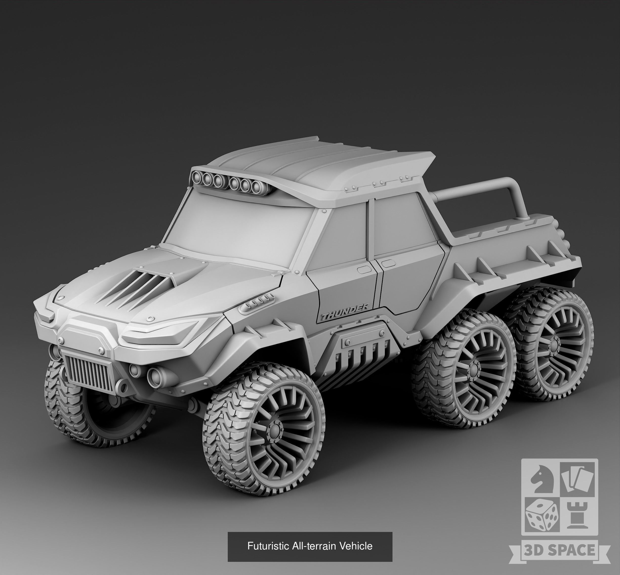 Futuristic cars 3D Model Collection_45