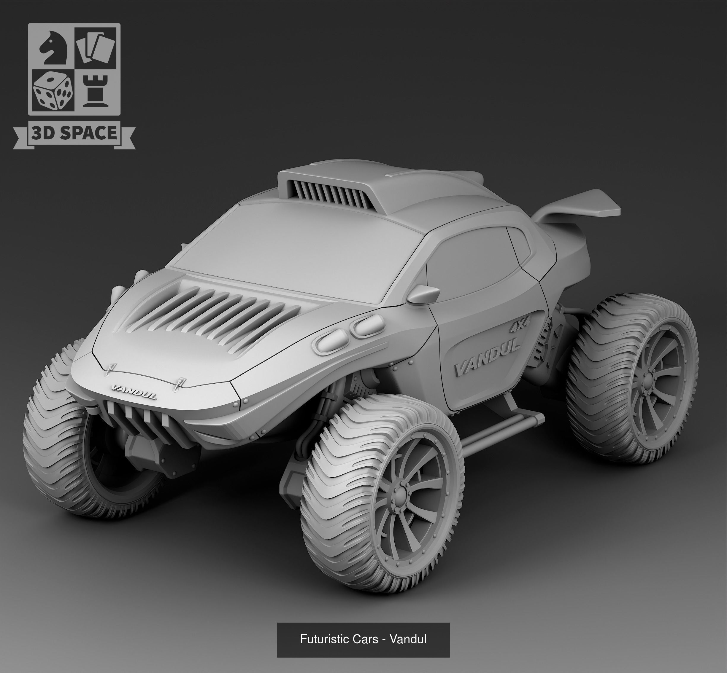 Futuristic cars 3D Model Collection_31