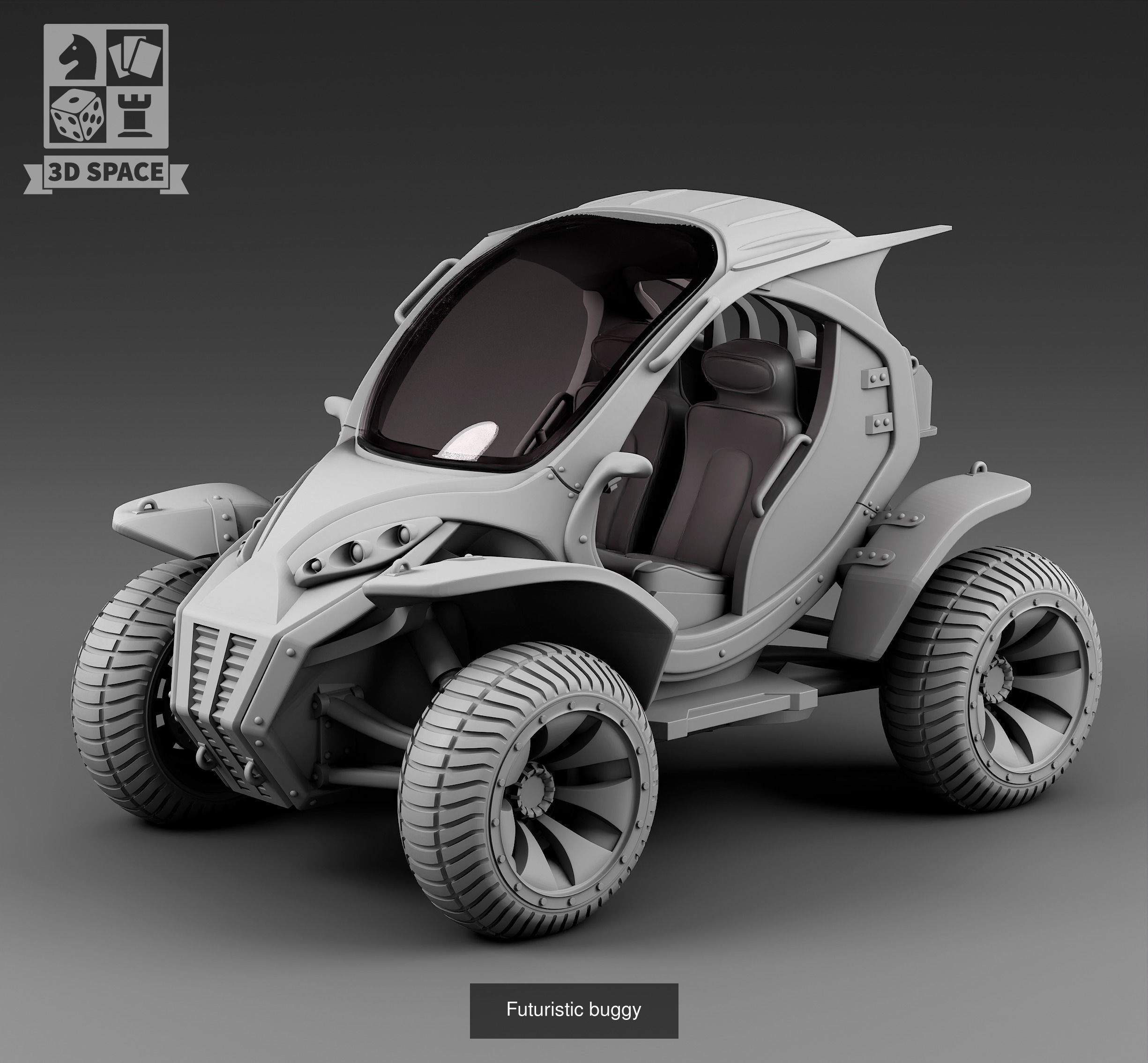 Futuristic cars 3D Model Collection_41