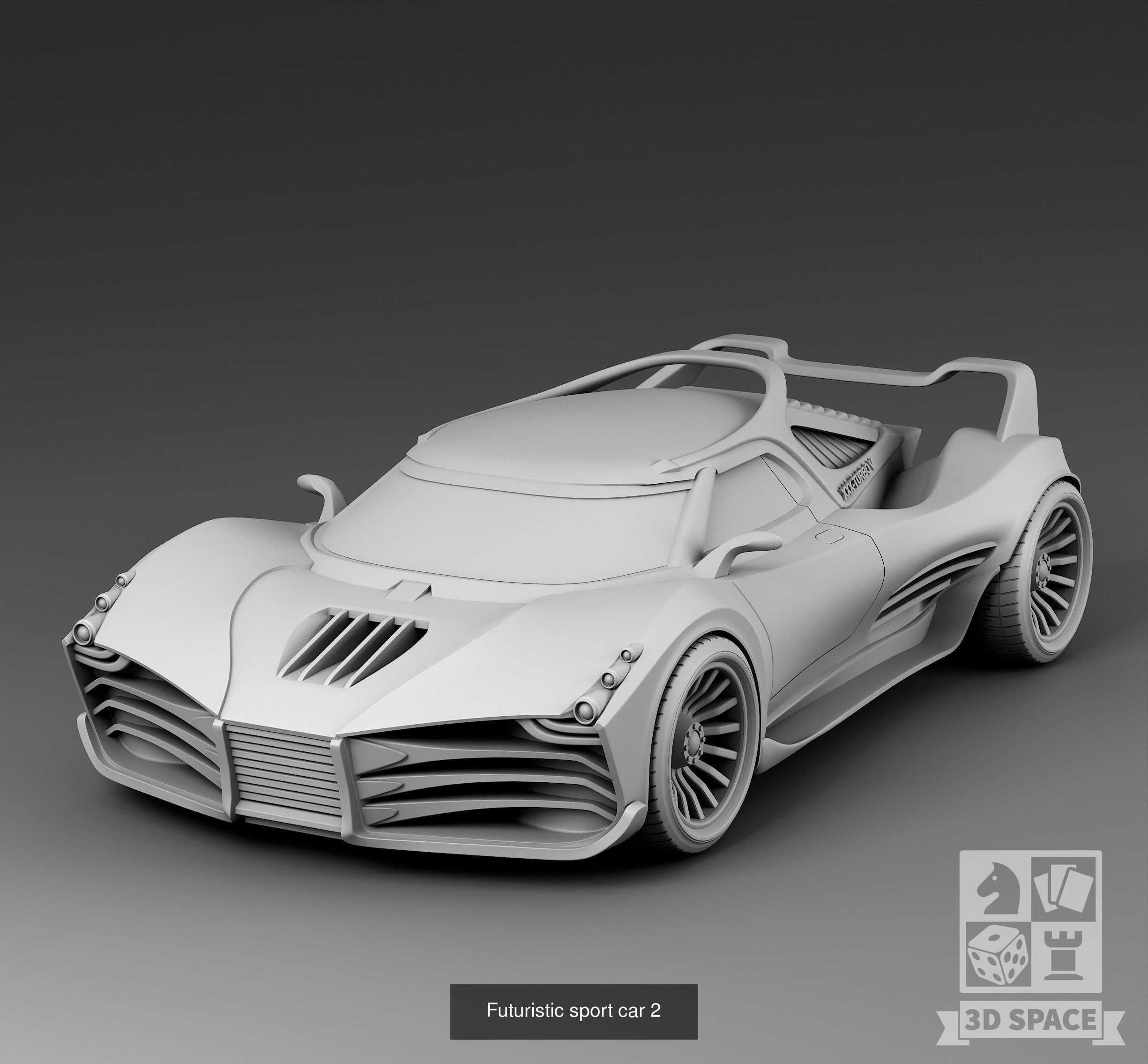 Futuristic cars 3D Model Collection_14