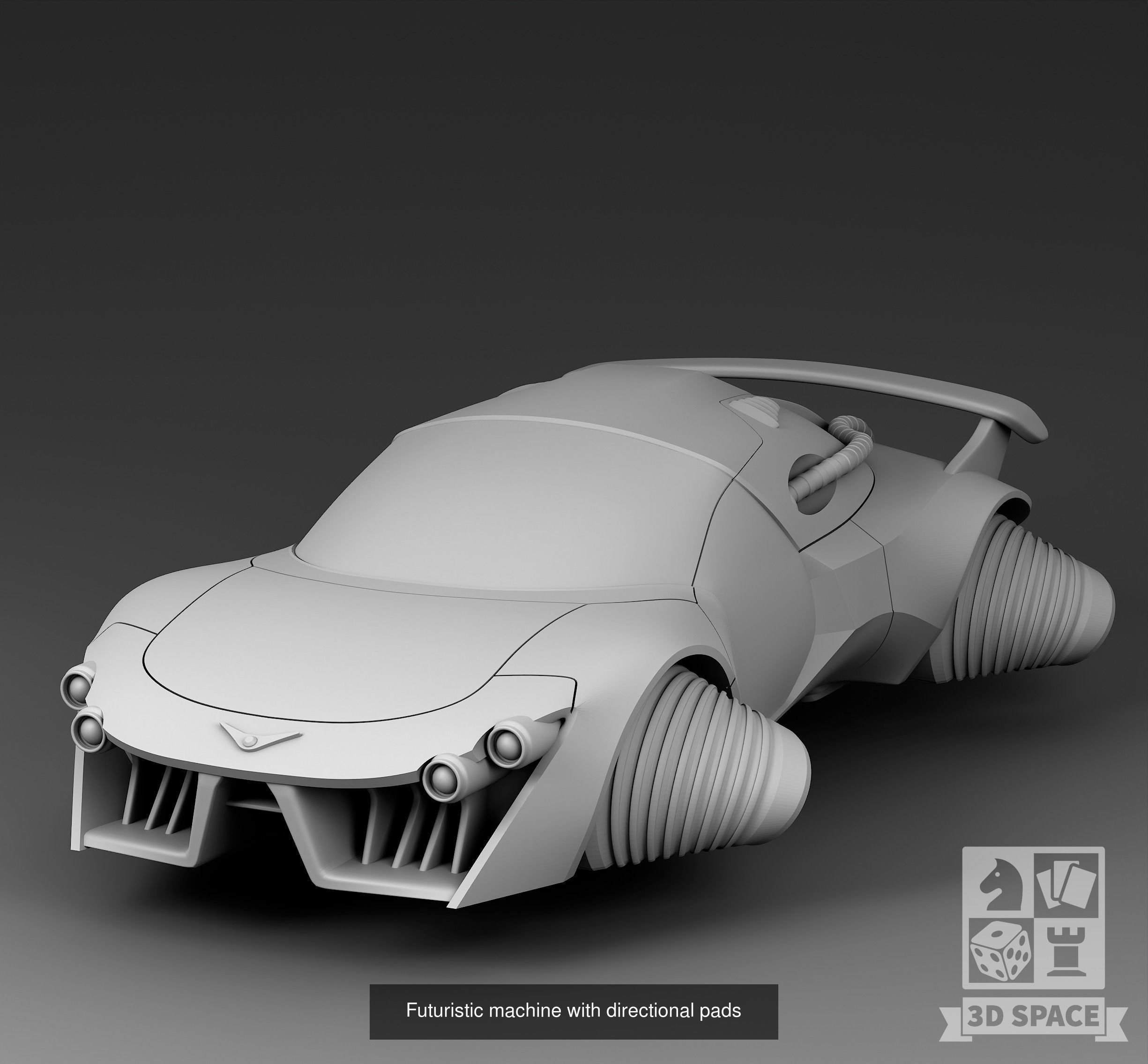 Futuristic cars 3D Model Collection_24