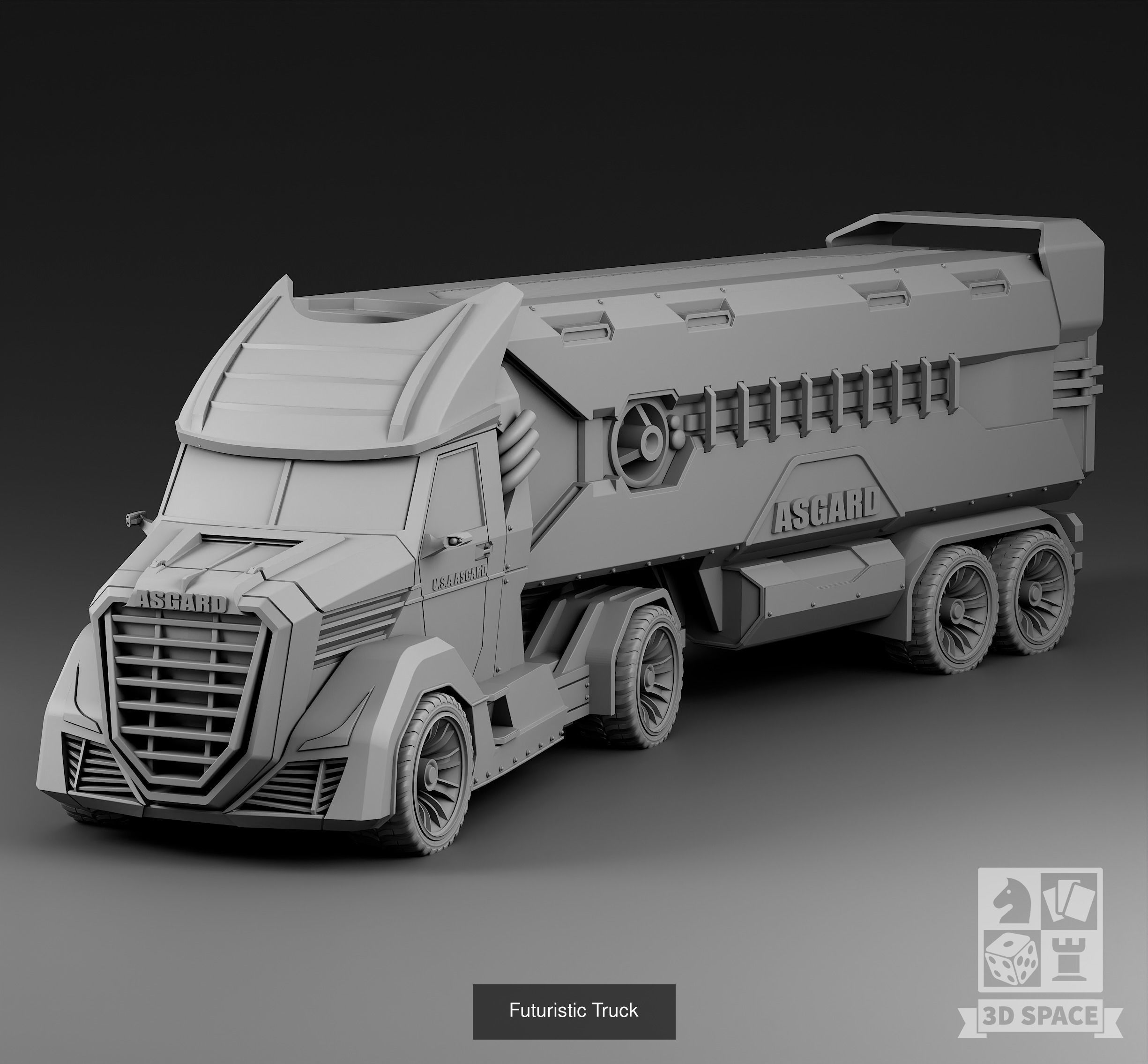 Futuristic cars 3D Model Collection_6