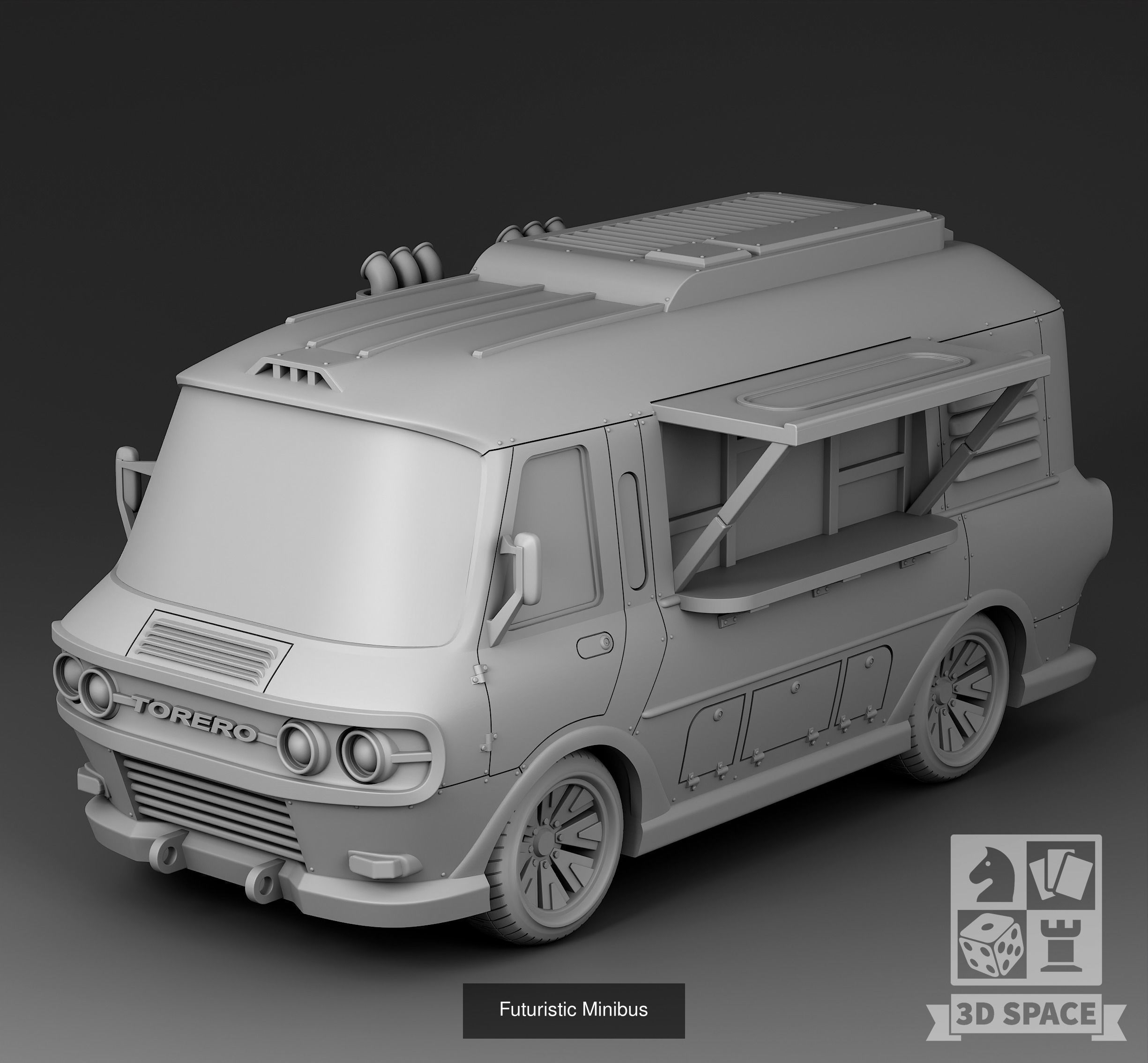 Futuristic cars 3D Model Collection_22