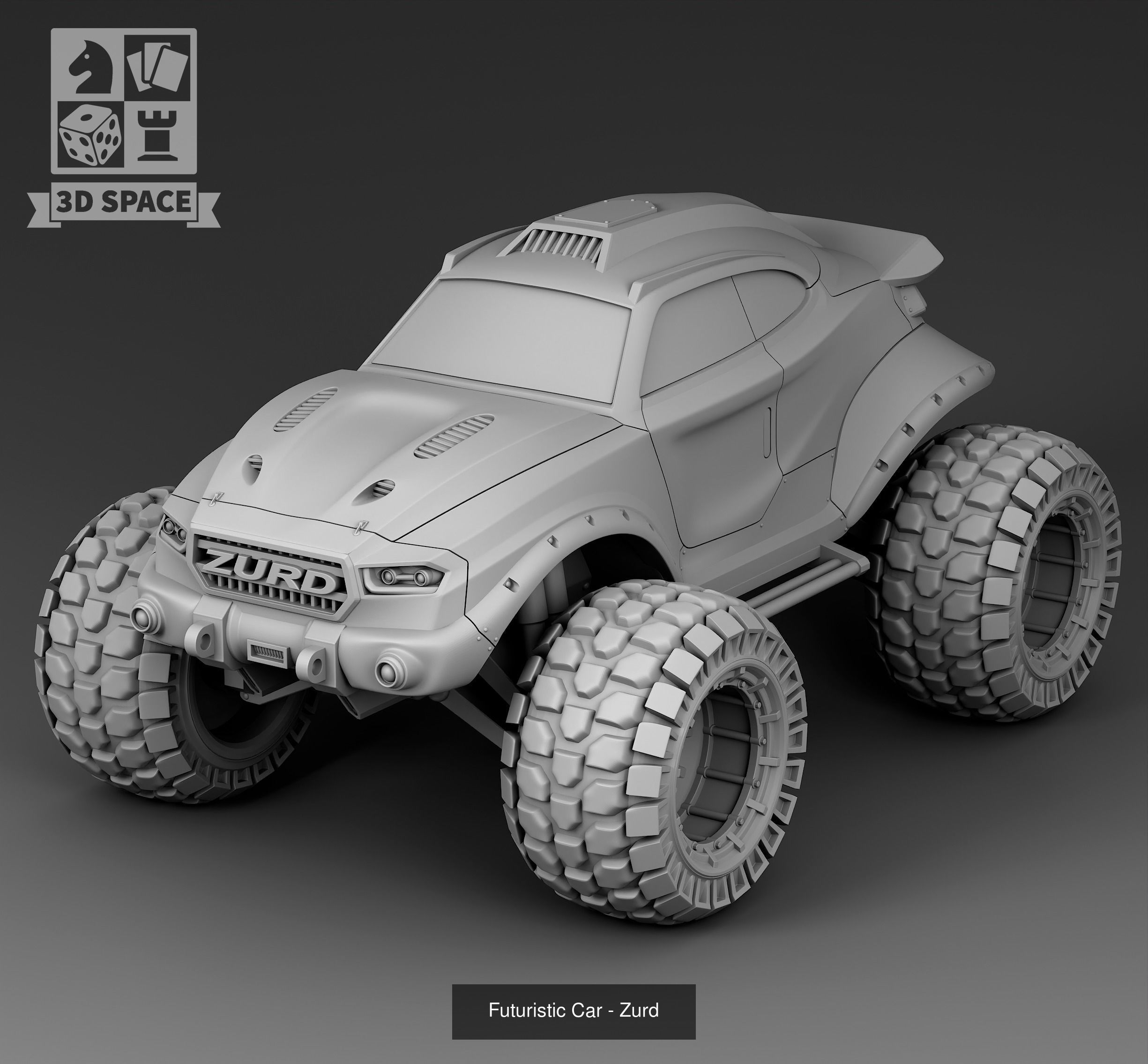 Futuristic cars 3D Model Collection_33