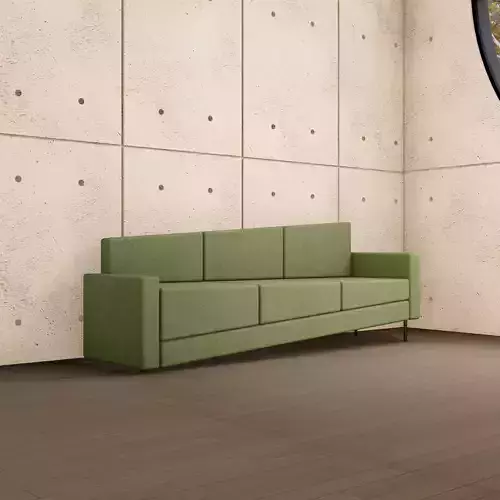 Angled Sofa 3D model