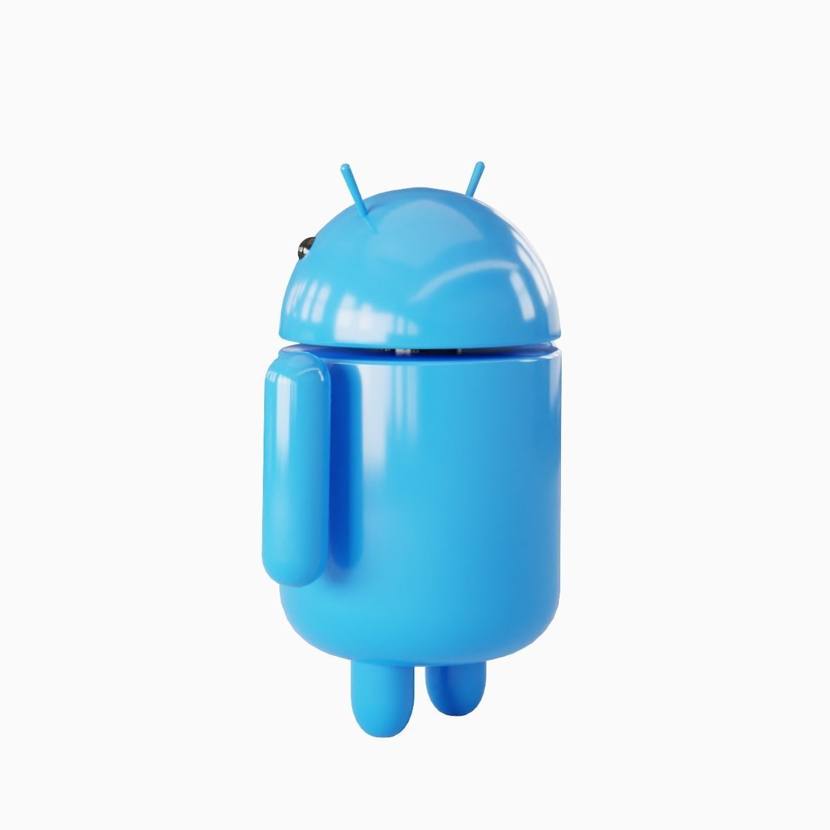 Android Robot 06 Low-poly 3D model_8